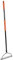 BLACK+DECKER Planierrechen - 150 cm - Fiberglas und Kohlenstoffstahl - Schwarz/Orange