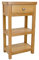 GROFurniture Oak Console Table, Solid Oak Console Table with narrow shelf, Hallway Cabinet, Radiator Table, Telephone Table