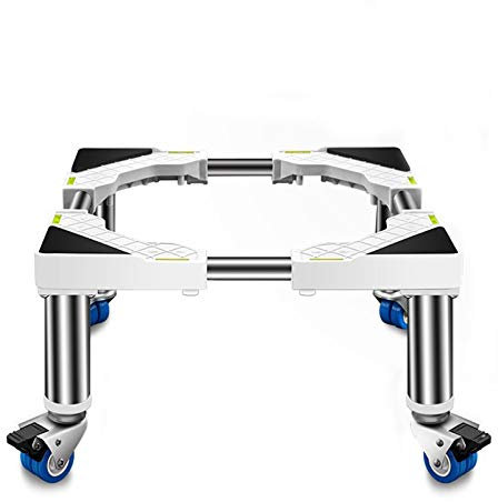 ruedas de lavadora rodillos de electrodomésticos Soporte for lavadora de alta resistencia, base móvil for refrigerador, soporte móvil for frigorífico y congelador, soporte con ruedas bloqueables, elec