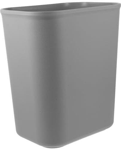 SOLUSTRE Poubelle Carrée Plastique Épais 15L Compacte Pour Bureau Cuisine Sous Évier Petite Corbeille Facile À Nettoyer Pour Espaces Étroits