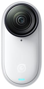 Insta360 GO 3S Standalone (Senza Action Pod/Caricatore) - 64GB Bianco, Videocamera Portatile 4K per Vlogging con Stabilizzazione, Impermeabile, Apple Find My e Design Modulare