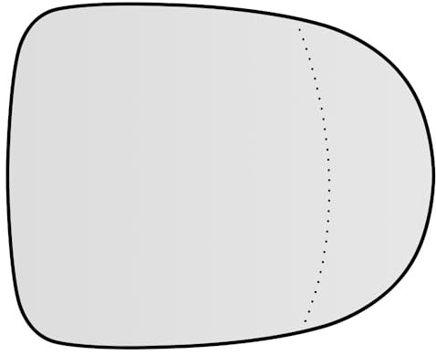 SENZEAL Verre de Rétroviseur Remplacement pour Renault Clio III 2009-2012 Modus 2007-2012 Twingo 2010-2014 Chauffant Retroviseur Extérieur (Droit)