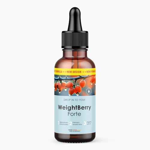 Weightberry Forte gouttes | avec des ingrédients naturels | pour les hommes & les femmes | contenu 30 ml 1x