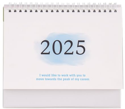 Tischkalender 2024/2025,Tischkalender Homeoffice 2024-2025,Wochen-Tischkalender 2025 (Blau)