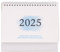 Tischkalender 2024/2025,Tischkalender Homeoffice 2024-2025,Wochen-Tischkalender 2025 (Blau)