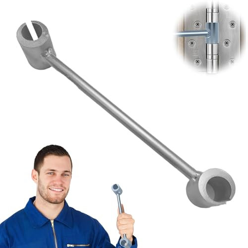 OrangeClub Scharnierspalt Einstellschlüssel, Türscharnier Reparaturwerkzeug, 14-25mm Türscharnier Einstellwerkzeug, perfekt für Flaggen Typ Scharniertüren wie Feuertüren (23-25mm)