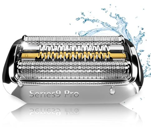 94M Rasierkopf kompatibel mit Braun Serie 9, Rasierergrill für Braun Serie 9 Pro, Rasierkopf für Braun Elektrisch Herren 9299s, 9330s, 9340s, 9350s, 9355s, 9419s, 5790, 5791