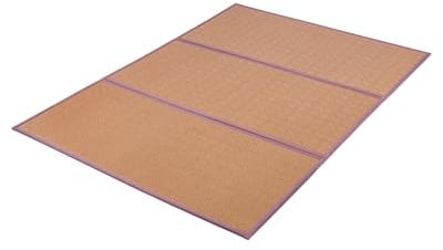 VEVOR japanische Tatami Matte Faltbare Tatami-Matratze aus Rattan (2032 x 1397 mm), klappbare Bodenmatratze rutschfeste Schlafmatte zum Schlafen Meditieren Yoga Entspannung, leicht zu reinigen