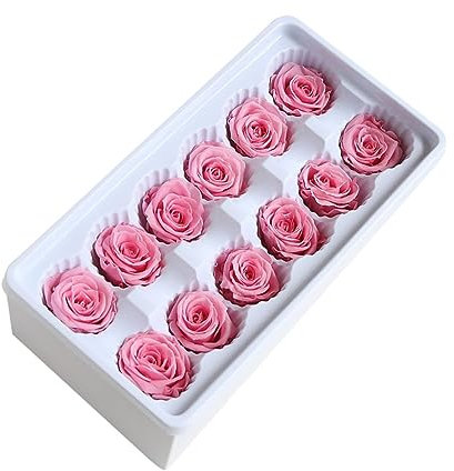 ERINGOGO Bouquet Di Fiori Secchi Rose Finte Composizioni Floreali Artificiali Rose Per Fai Da Te Rose Stabilizzate Fiori Eterni Stabilizzati Rosa