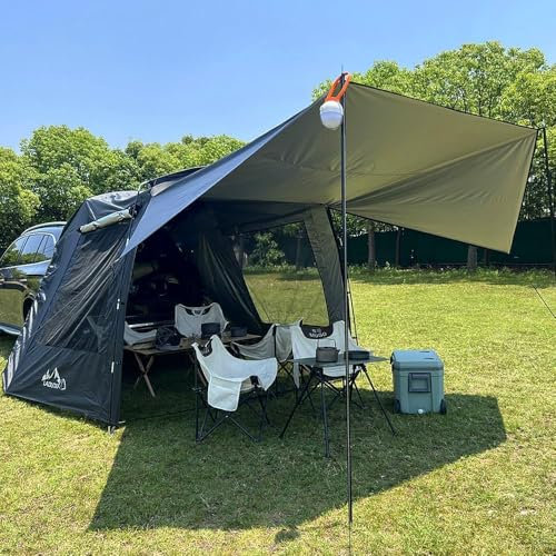 TentHome Tienda de Campaña para Maletero de Coche Camper Furgoneta, Tienda Trasera para Coche SUV Autocaravana, Toldo Coche Camping, Accesorios Autocaravana