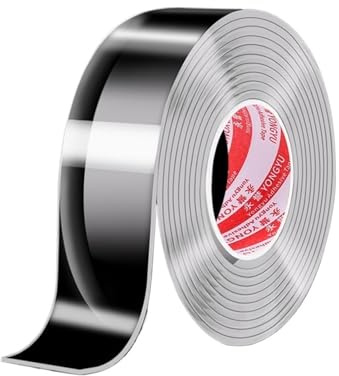 LIUCH Einseitiges Nano-Klebeband, nahtlos, transparent, multifunktional, transparentes Silikon-Pad for Badezimmer und Küche, selbstklebendes Kittband(10M_1MM_15MM)