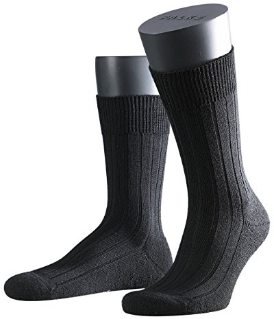 Falke Herren Socken Teppich im Schuh 2er Pack, Größe:43/44, Farbe: Schwarz