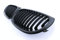 Kühler- Sport- Front- Rippen- Grill Schwarz Matt Eintragungsfrei Set Passend für BMW 5er E60 E61 03-10