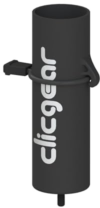Clicgear Umbrella Holder Accessory Compatible, Rovic & Sun Mountain Golf Push Carts for Hands-Free Sun & Rain Protection
