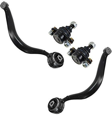 TRQ Querlenker vorne unten mit Kugelgelenk Set kompatibel mit 2000-2006 BMW X5