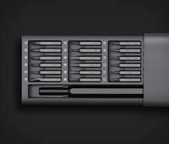 Replacbase Xiaomi Wiha - Juego de destornilladores de precisión profesional 24 en 1 con funda de aluminio