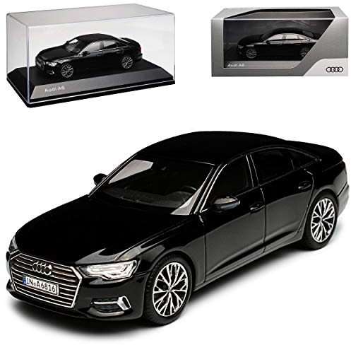 iScale A*u*d*i A6 C8 Limousine Mythos Schwarz Modell Ab 2018 1/43 Kyosho Modell Auto mit individiuellem Wunschkennzeichen