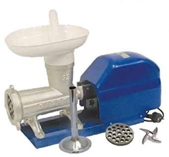 Garhe Picadora-embutidora eléctrica nº 32 de Boca Ancha sobre Base metálica. GR10 120 RPM.