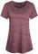 iClosam Sport Oberteile Damen Running Fitness Laufshirt Kleidung Yoga Top Funktionsshirt Atmungsaktiv Sportshirt Kurzarm