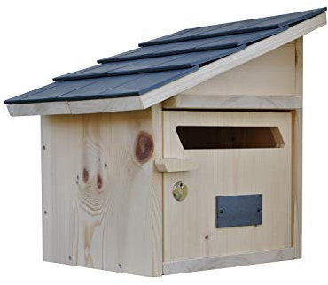Boite AUX Lettres Bois CREASTUCE : CHEVILLARD 1 PAN A Gauche Prestige
