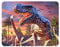 Deluxebase LiveLife 3D Magnet - Attack of T-Rex Powerful Lenticular Magnet for 3D Fridge Dinosaur Decorative Magnet Kids & Adults Licensed Artwork Artist David Penfound