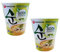 Nongshim Soon Veggie Instant Noodle Soup Cup, 2.36 oz ℮ 67 g, 2 Pack