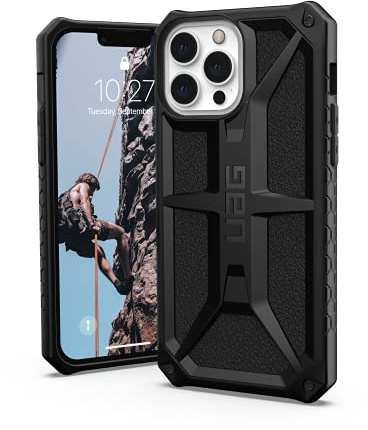 URBAN ARMOR GEAR UAG Designed for iPhone 13 Pro Max Case Black Rugged Lightweight Slim Shockproof Premium Monarch Protective Cover, [6.7 inch Screen]