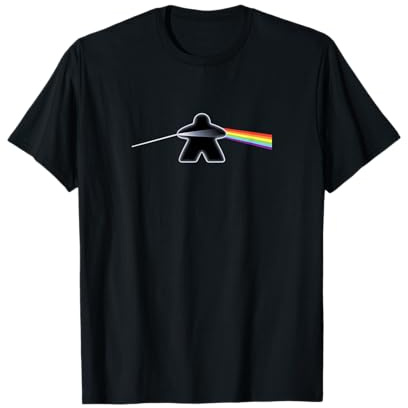 The Dark Side of the Meeple.Geschenk für Brettspieler T-Shirt