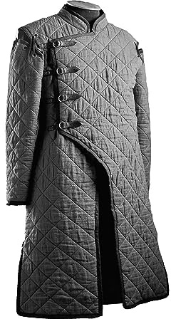 THE MEDIEVALS Dicke Gepolsterte Gambeson Mantel Aketon In Voller Länge Jacke Rüstung Kostüme Kleid SCA