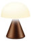 Lexon MINA Mini wiederaufladbare kabellose LED-Tischlampe, für Nachttisch oder Schreibtisch, mit Dimmer, bis zu 12 Stunden Akkulaufzeit – Glänzend