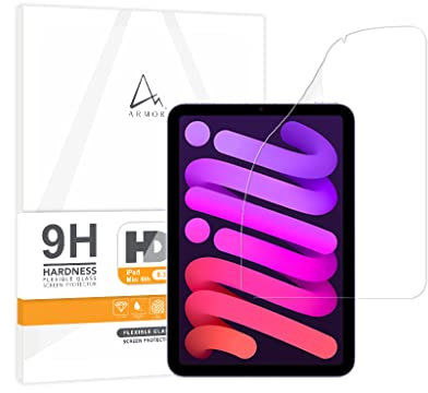ARMOR Protection d'écran en verre flexible pour iPad mini 8,3 (6ème/A17 Pro (2024)), 9H avec HD