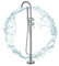 fyheast rubinetto vasca da bagno con doccetta freestanding rubinetto per vasca miscelatore per vasca da bagno a pavimento