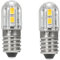 ShuoHui Schraubsockel E10 5730 LED - Ersatz Beleuchtung warmweiß 3200K Sparlampe - 6V Lampe Birne (2)