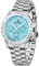 Pagani Design 1701 V3 Men's Chronograph Quartz Dial 40 mm VK63 Movement Stainless Steel Mirror Sapphire Watch 100 Metres Waterproof Sports Watch (Blau Weiß 1701-A)