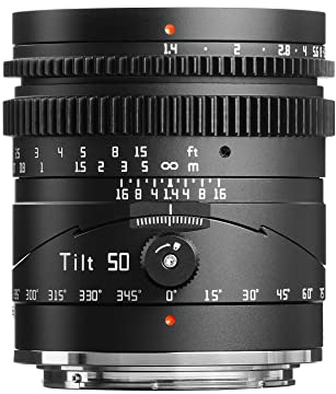 TTArtisan TF5014BZ 50mm f1.4 Tilt Lens Full Frame Manuale Ritratto Obiettivi Grande Apertura Compatibile con Nikon Z Mount