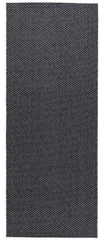 IKEA MORUM Teppich Flachgewebt, In/Outdoor, 80x200 cm, Dunkelgrau