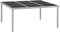 Bussandri Exclusive - Garten-Esstisch 170x170x74,5 cm Glas und Stahl