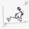 LaserCad Schablonen BANKSY Streetart (B076, Watering Love, DIN A2) Stencil für Graffiti, Airbrush, Kunst, Deko, zum Malen