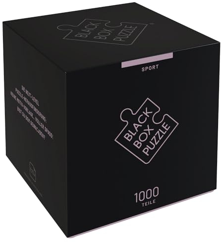 Misu Black Box Puzzle 1000 Teile, Sport 2023 Edition, Puzzeln ohne Vorlage, FSC zertifiziert, ab 14 Jahren