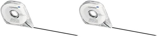 Legamaster 7-433201 Aufteilungsband für Planungstafeln, selbstklebend, 2,5 mm x 16 m, schwarz (Packung mit 2)