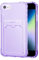 SDTEK Coque pour iPhone SE 2022/2020, iPhone 7/8, Couverture Transparente Gel Absorbant Chocs Porte-Carte Protection Anti-Chute