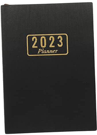 STOBOK Akademischer Planer Haushaltsplaner Tragbarer Planer Praktisches Notizbuch Organizer Planungszubehör Hochwertiger Einband Schlichtes Design Leicht Zu Transportieren