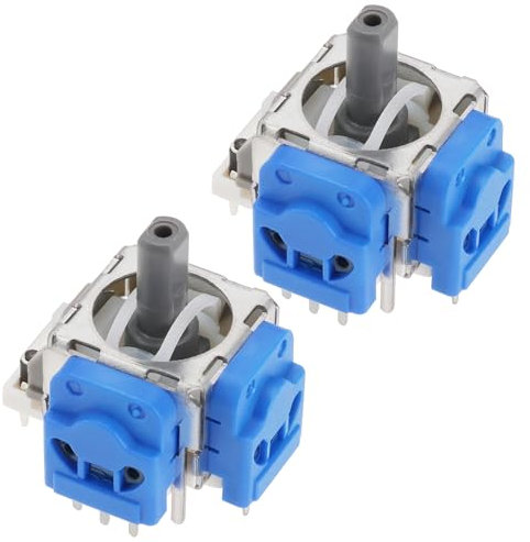 Create idea Lot de 2 bâtons de rechange effet Hall V3 compatibles avec Switch Pro Controller Magnet Effect Drift Fix Sensor Module Bleu