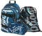 Baagl Schulrucksack Set Jungen 3 Teilig, Schultasche ab 3. Klasse, Grundschule Ranzen mit Brustgurt, Ergonomischer Schulranzen (Skate Strukturen)