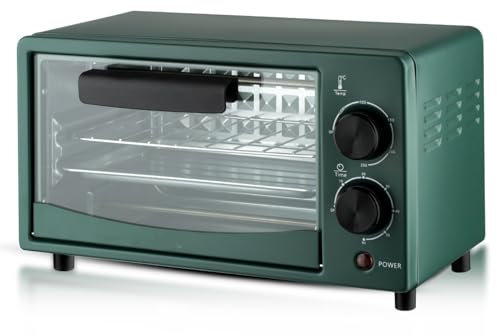 12 Litre Countertop Electric Cooker with Oven, Grill & Hot Plates - Adjustable Heat Settings, 60 Minute Timer, Indicator Light - 100-250°