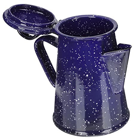Ciieeo Kaffeekanne Aus Emaille Teekannen Für Teeparty Kaffeemaschinen Heizung Camping-kaffeekanne Wassertopf Für Den Haushalt Ölkessel Kaffeekocher Aus Emaille Wasserkrug Teekessel Blue