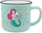 GRUSS & CO 74102 Tasse motif sirène en porcelaine, 35 cl, hauteur 8,4 cm, avec banderole cadeau, école, maternelle, anniversaire d'enfant