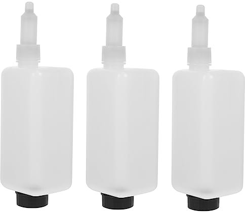 BUGUUYO 3er Set Wand Seifenspender Zubehör Flasche Für Seifenspender Ersatzteile Für 6005/6006 Modelle Inklusive 3 Pumpen Und 3 Auslaufköpfen Ideal Für Küche Und Bad