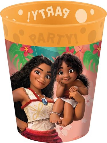 Procos 97210 Moana Lot de 4 gobelets réutilisables 250 ml