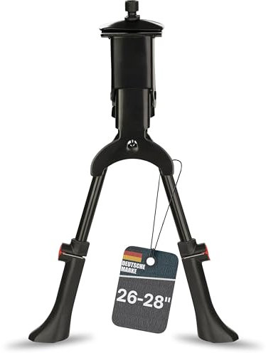 BALOU Fahrradständer Doppelständer 26-28 - Zweibeinständer Fahrrad Höhenverstellbar - Doppel Fahrradständer belastbar bis 30 kg